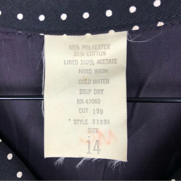 Vintage Polka Dot Dress - Picture 12 of 12